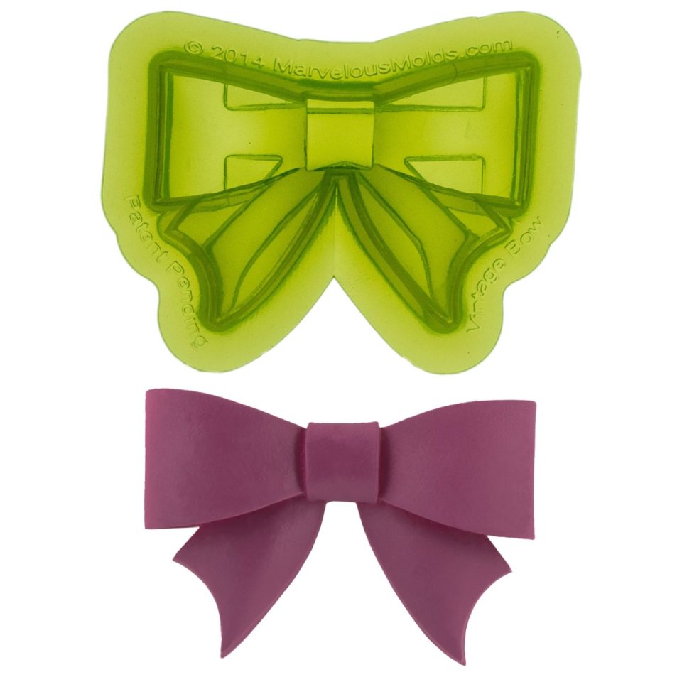 Marvelous Molds siliconen mal Vintage Bow mal