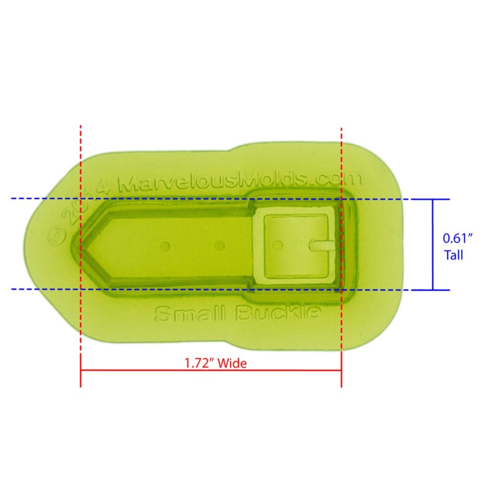 Marvelous Molds siliconen mal klein Buckle mal