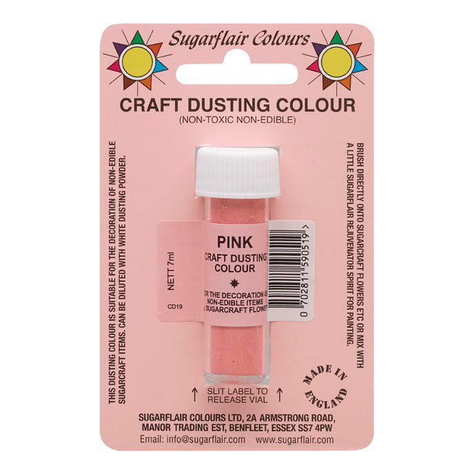 Sugarflair Craft kleurpoeder Pink 7 g