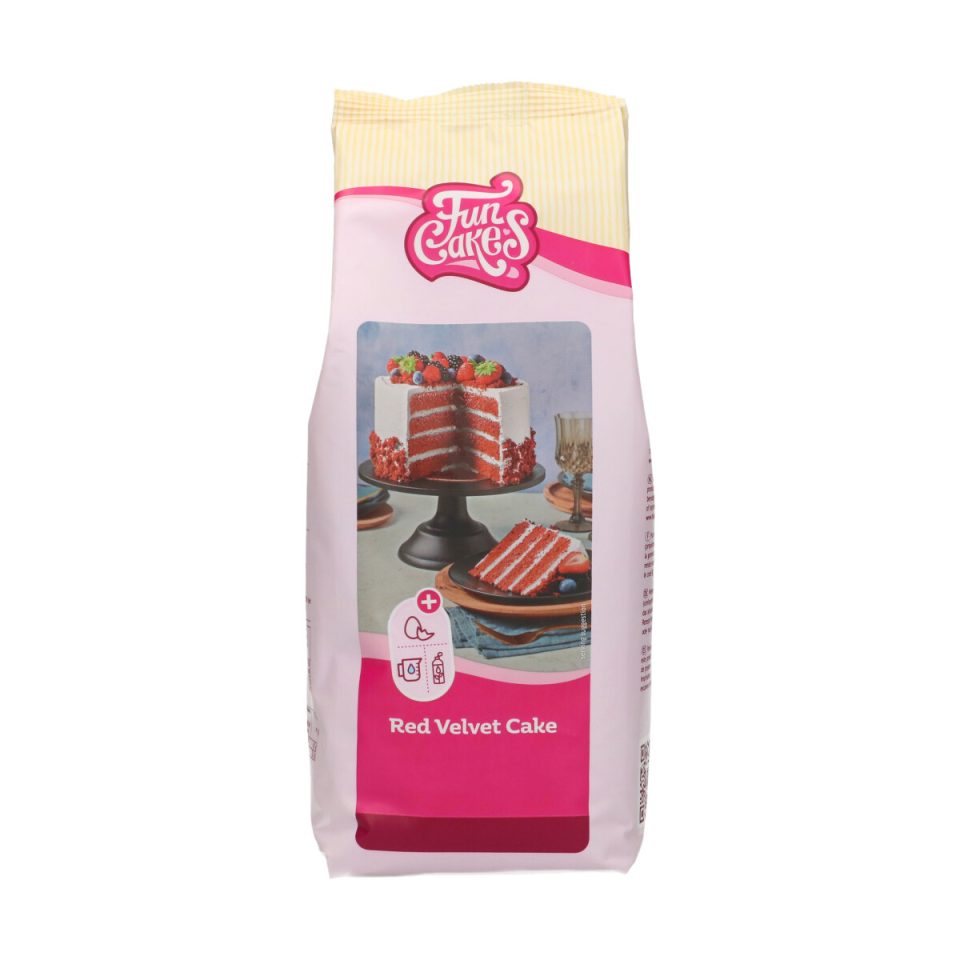FunCakes mix voor Red Velvet Cake 1 kg