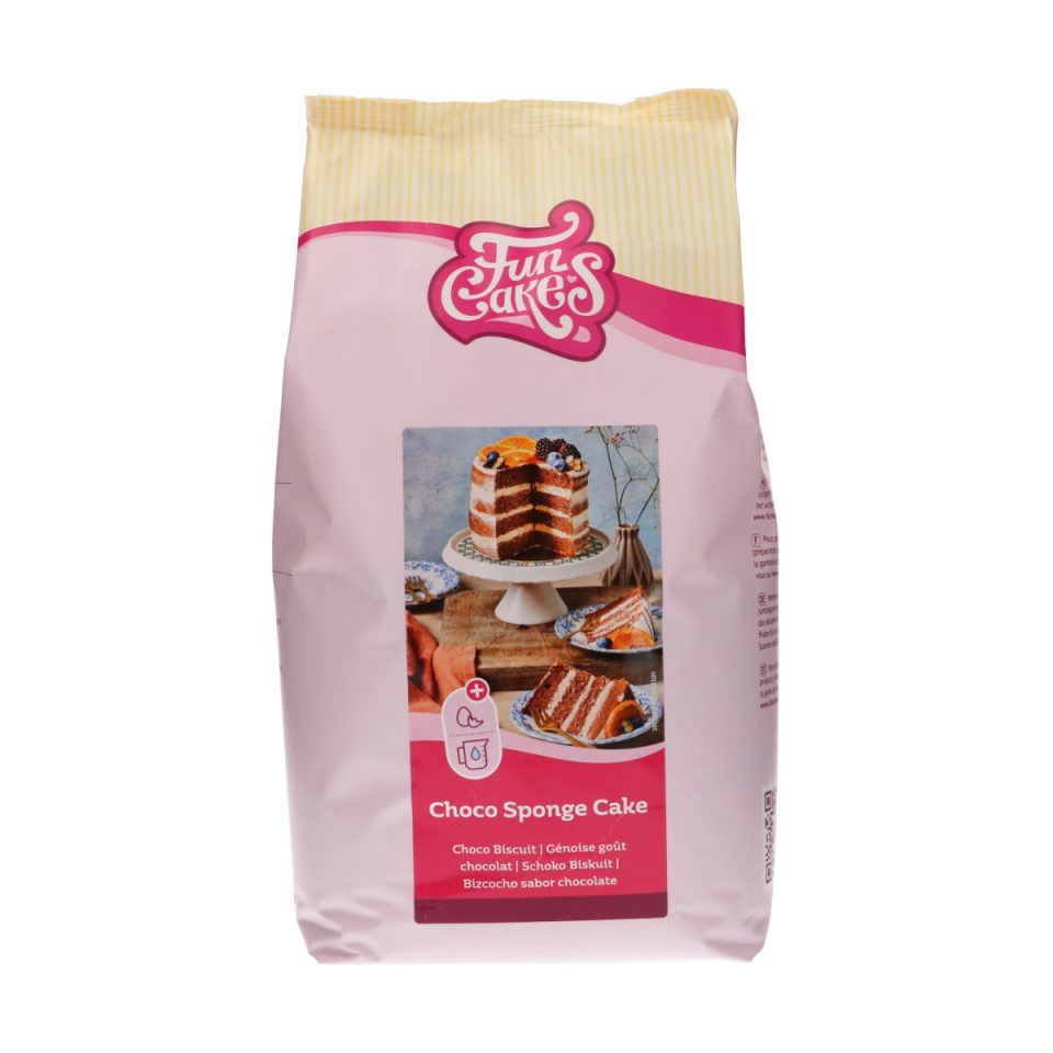 FunCakes mix voor Choco Sponge Cake 4 kg