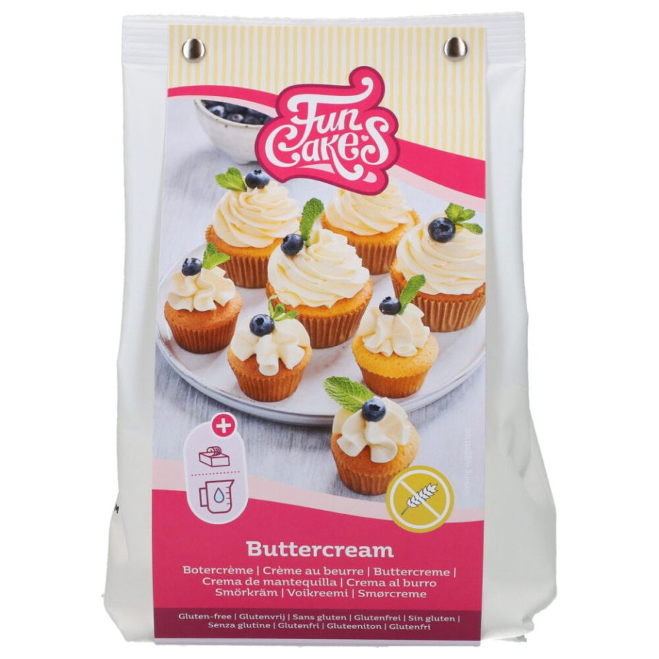 FunCakes mix voor Buttercream Gluten Free 400 g