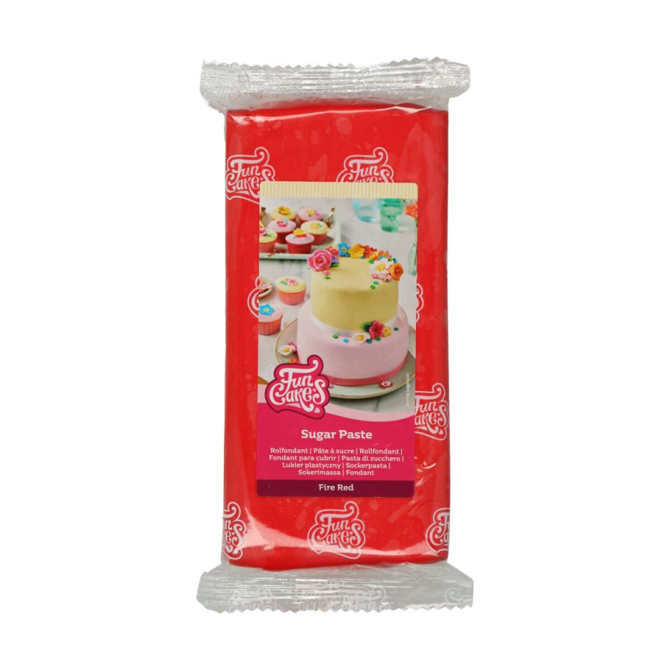 FunCakes Fondant Fire Red 1 kg