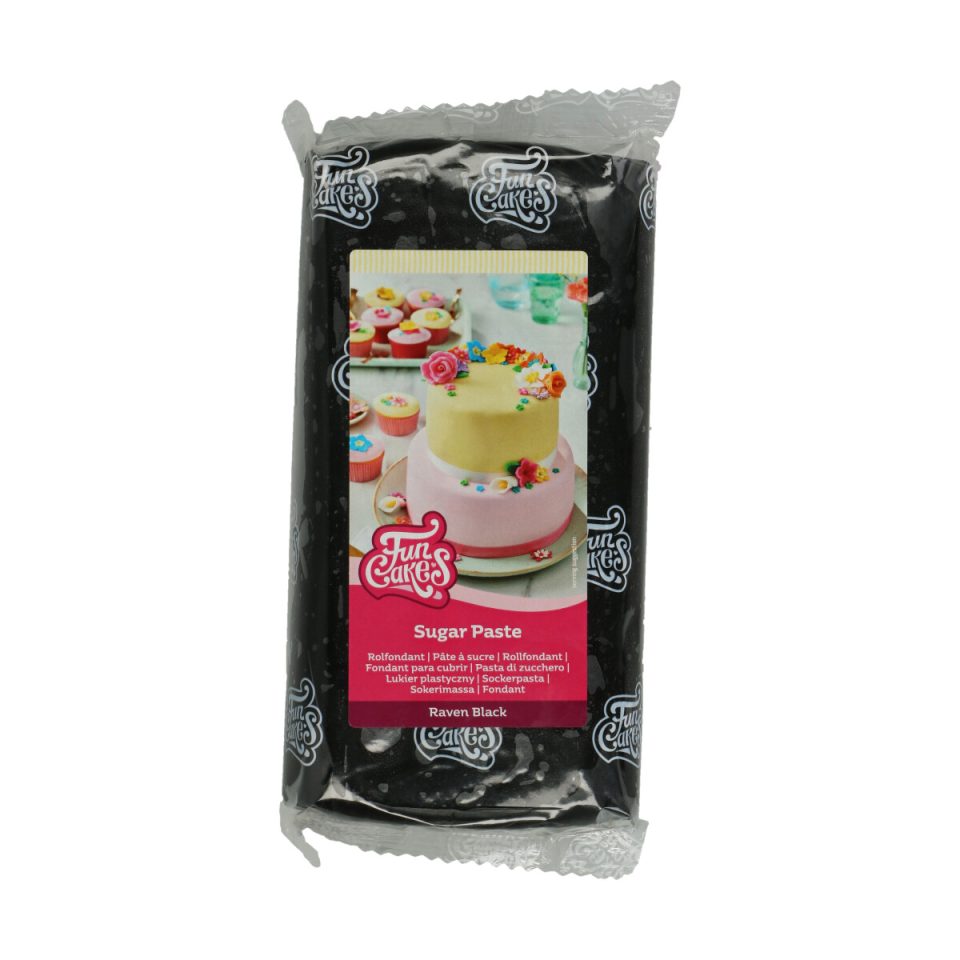 FunCakes Fondant Raven Black 1 kg