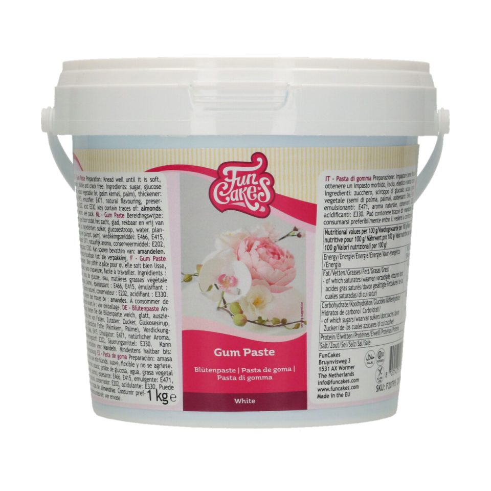 FunCakes Gum Paste White 1 kg