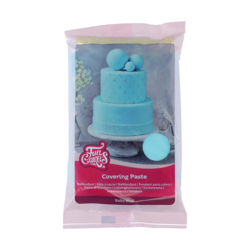 FunCakes Fondant Covering Paste Baby Blue 500 g
