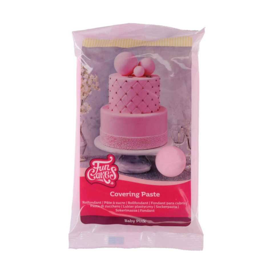 FunCakes Fondant Covering Paste Baby Pink 500 g