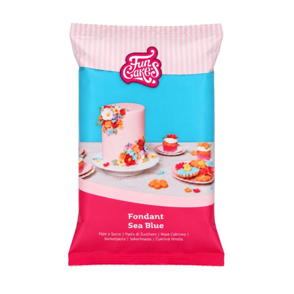 FunCakes Fondant Sea Blue 1 kg