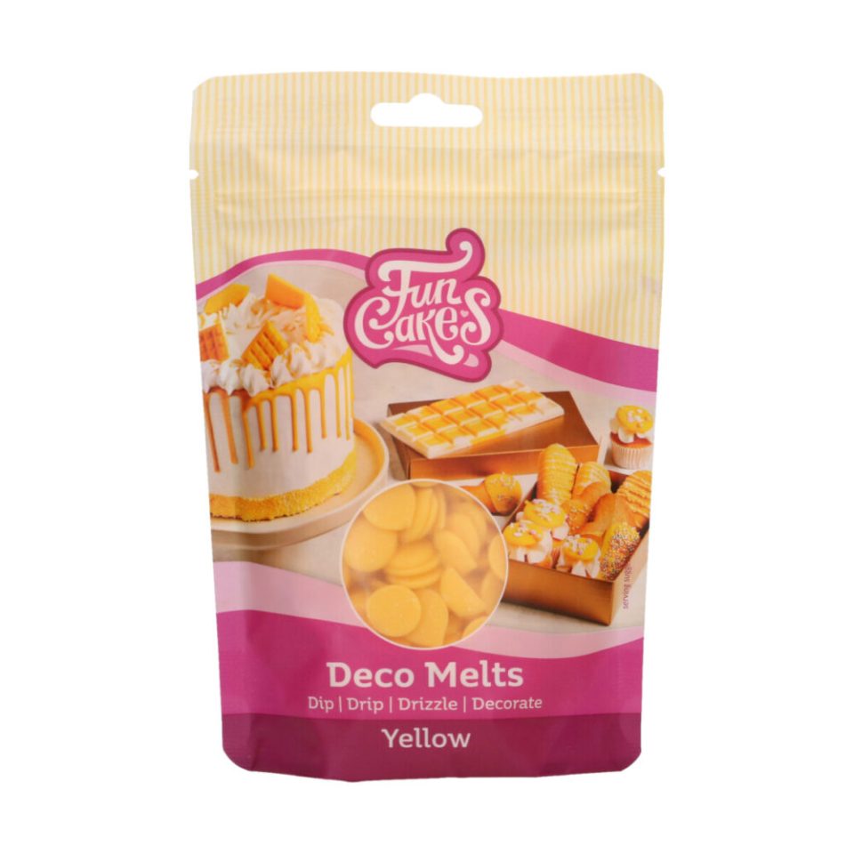 FunCakes Deco Melts Yellow 250 g