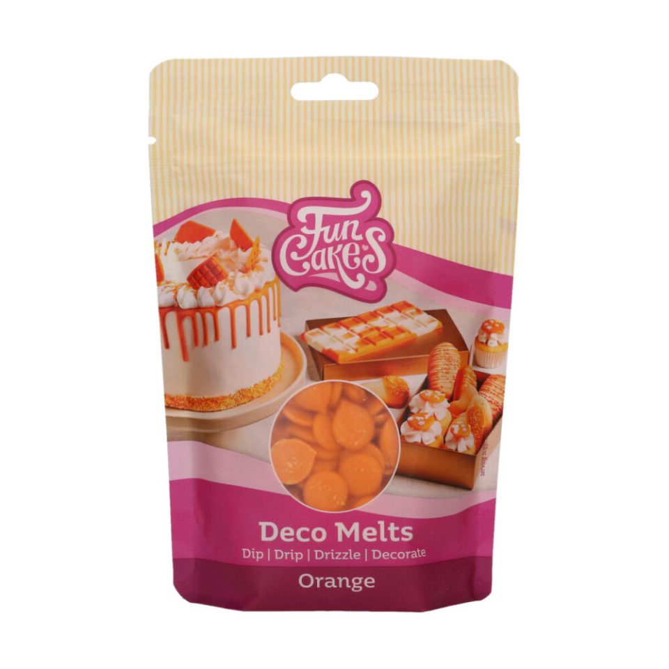 FunCakes Deco Melts Orange 250 g
