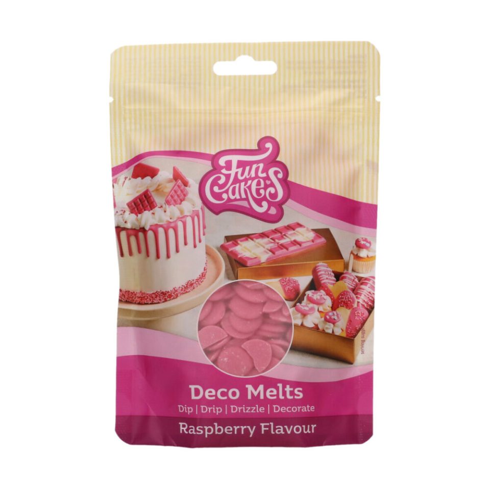 FunCakes Deco Melts Raspberry Flavour 250 g