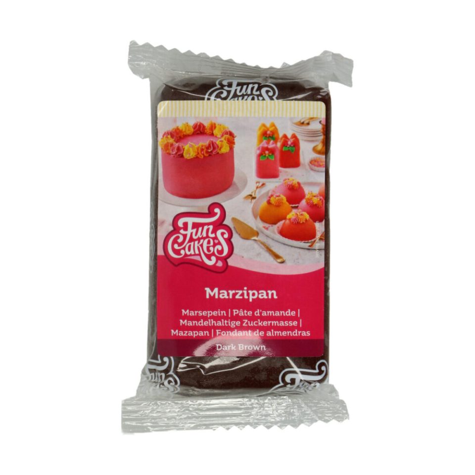 FunCakes marsepein Dark Brown 250 g