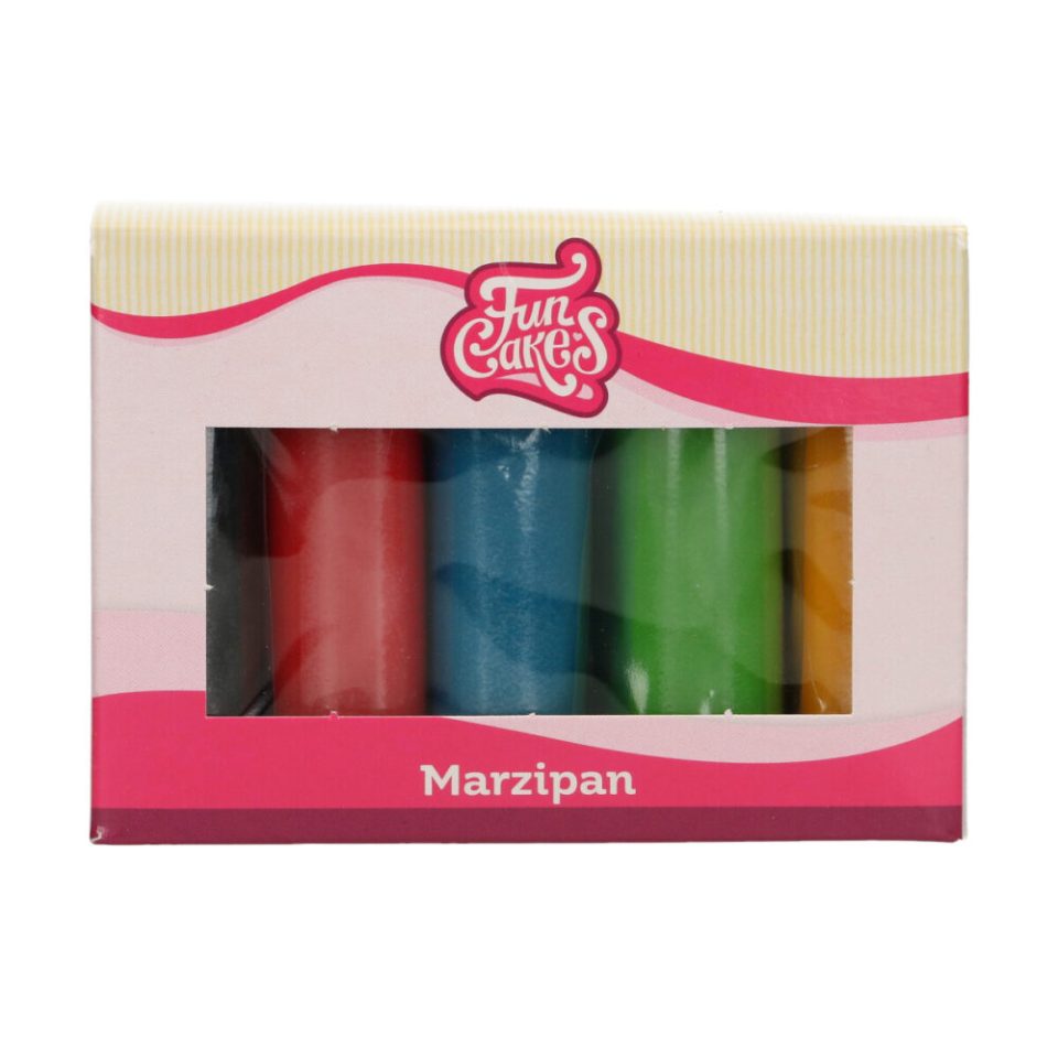 FunCakes marsepein Multipack Essential Colours 5x100 g