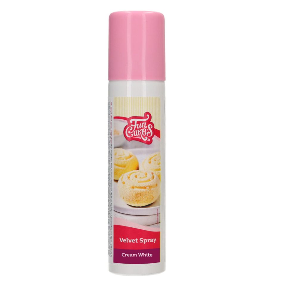 FunCakes Velvet Spray Cream White 100 ml