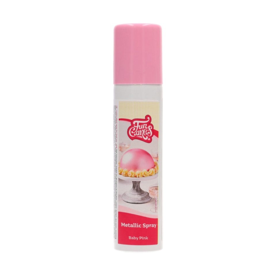 FunCakes Metallic Spray Pink 100 ml