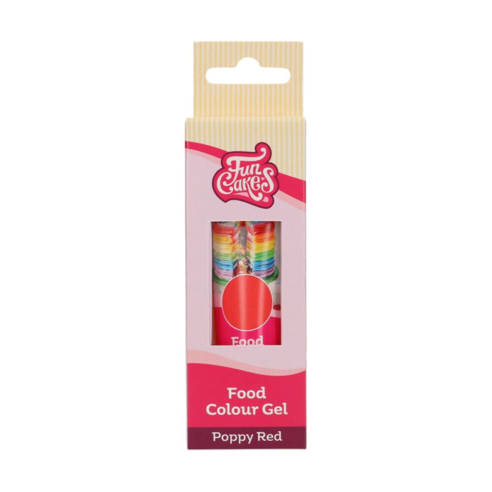 FunCakes kleurstof Gel Poppy Red 30 g