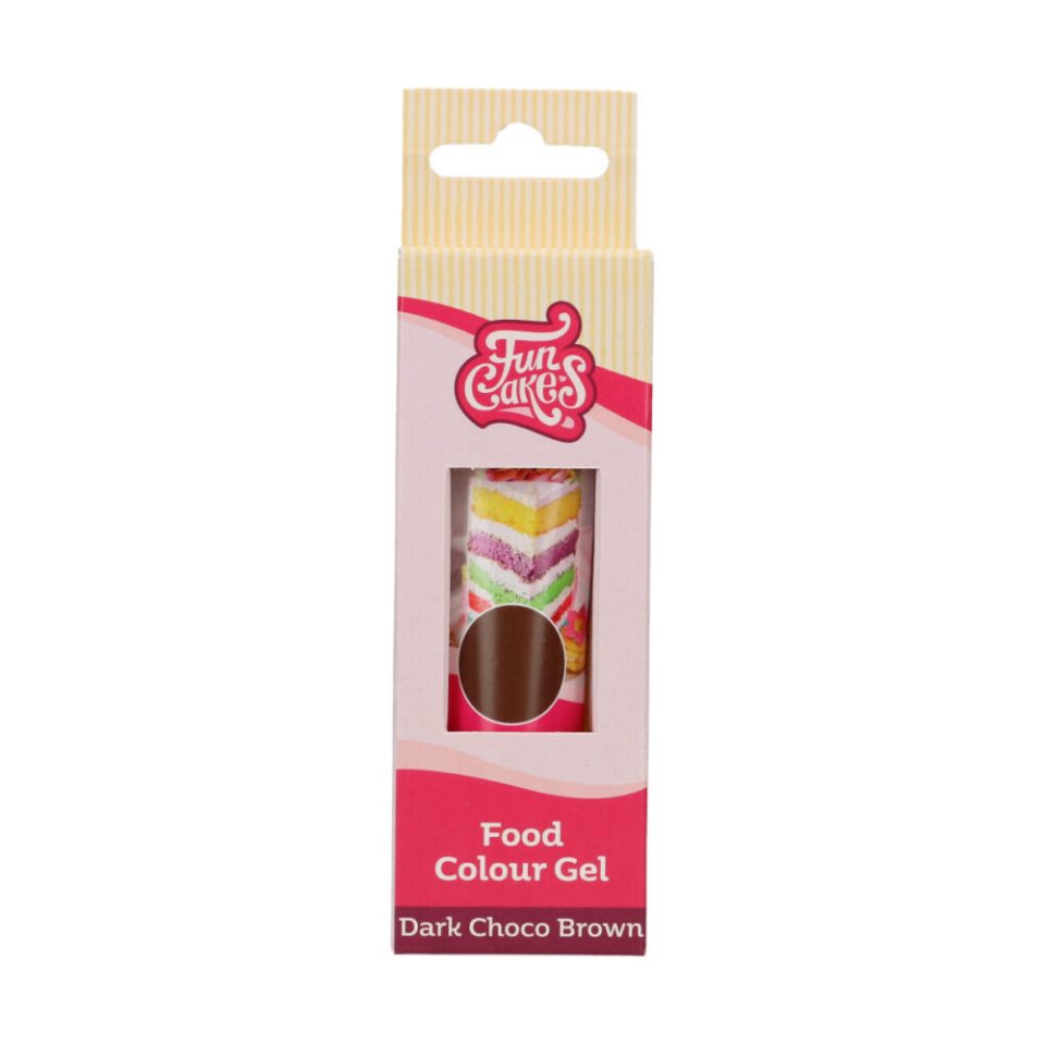 FunCakes kleurstof Gel Dark Choco Brown 30 g