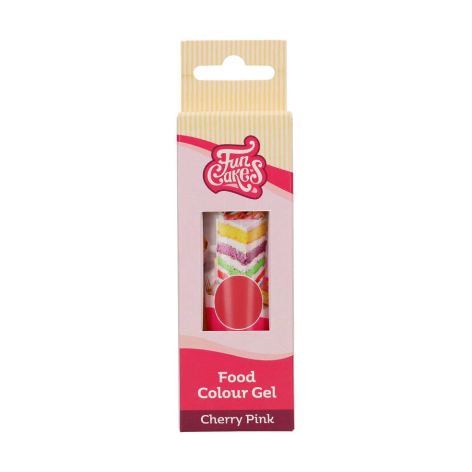FunCakes kleurstof Gel Cherry Pink 30 g