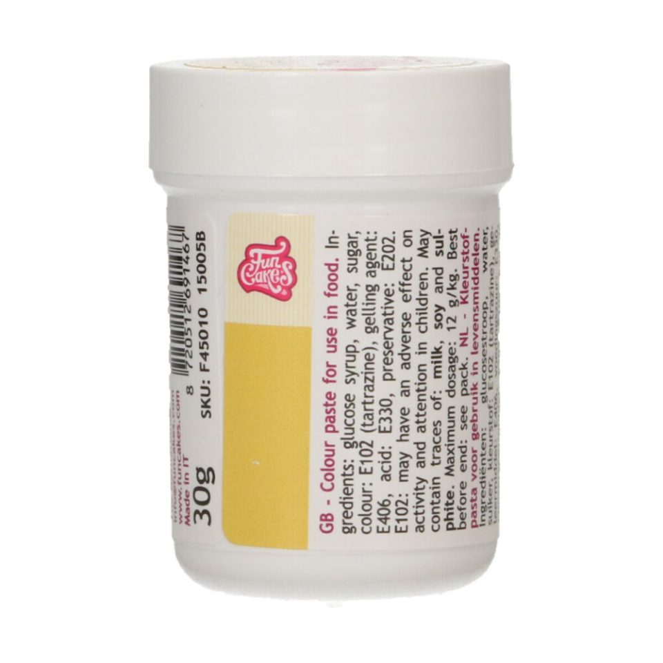 FunCakes Food kleurstof Yellow 30 g