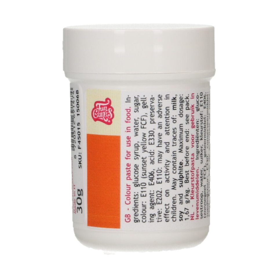 FunCakes Food kleurstof Orange 30 g