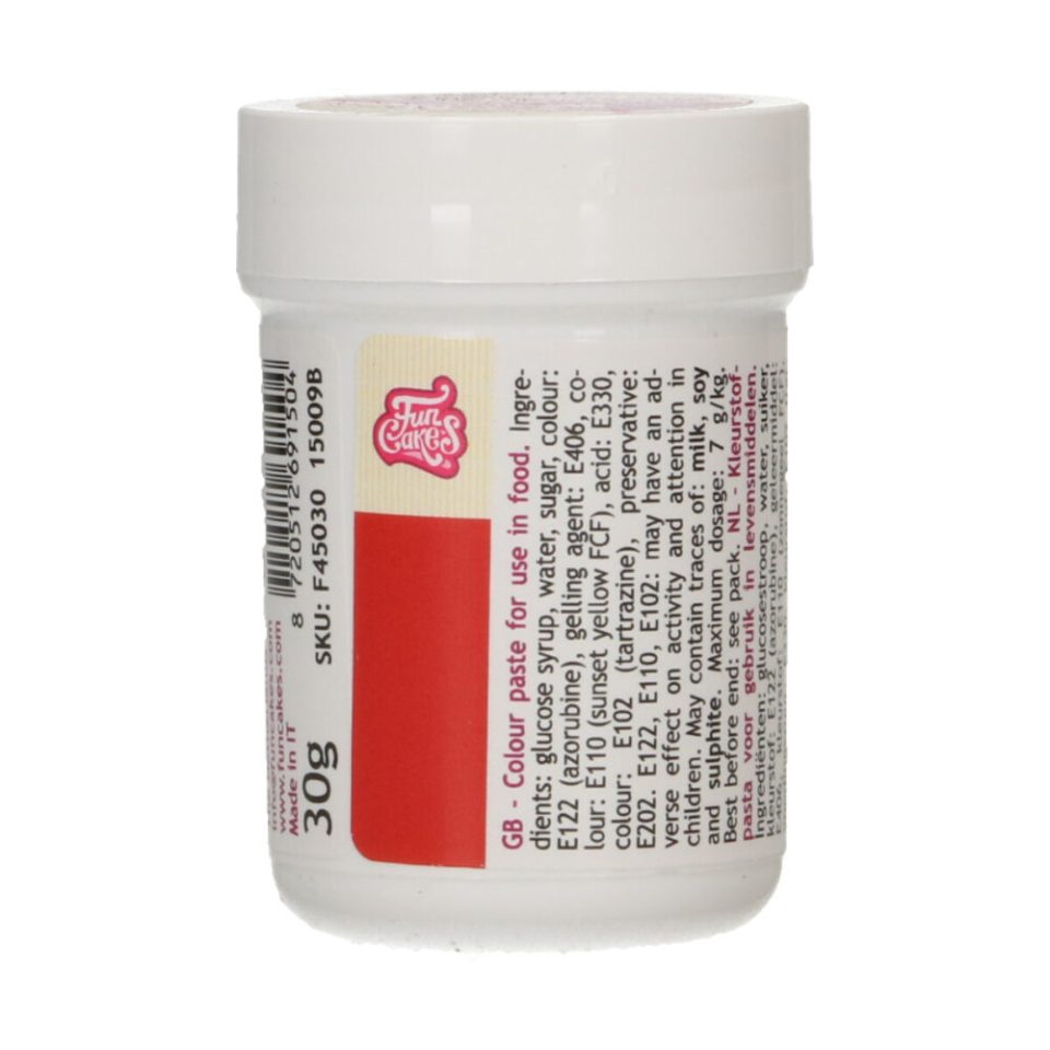 FunCakes Food kleurstof Christmas Red 30 g