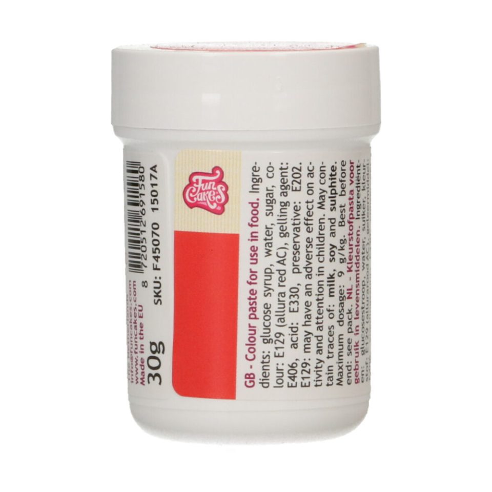 FunCakes Food kleurstof Red 30 g