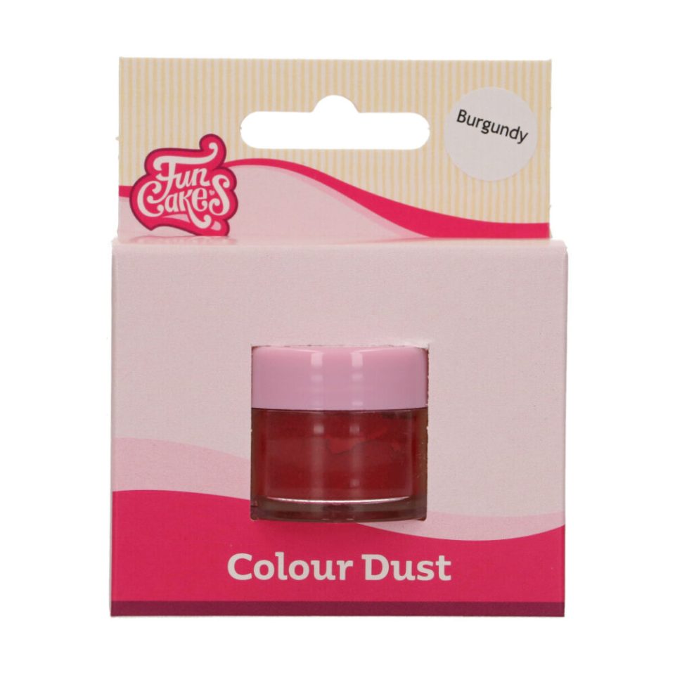 FunCakes Colour Dust Burgundy
