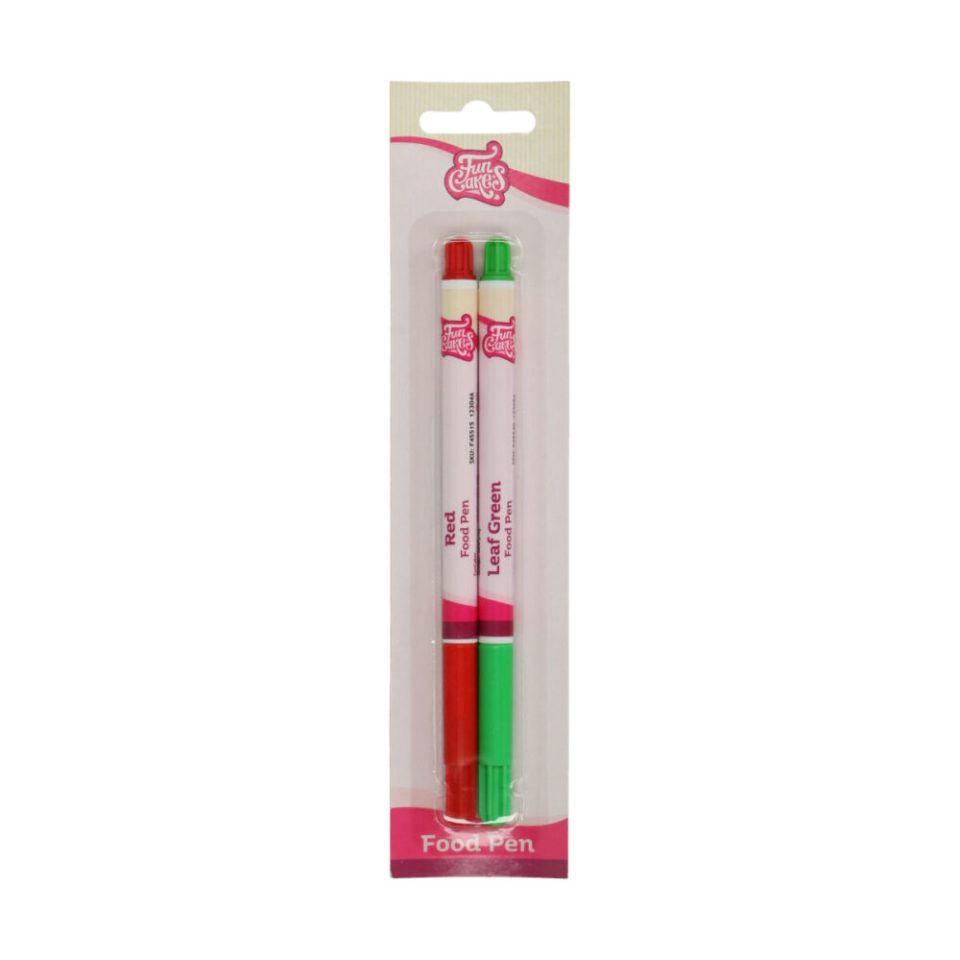 FunCakes Food Pen Red and Green set van 2
