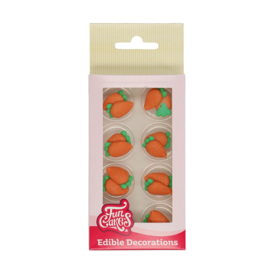 FunCakes suikerdecoraties Carrots set van 16