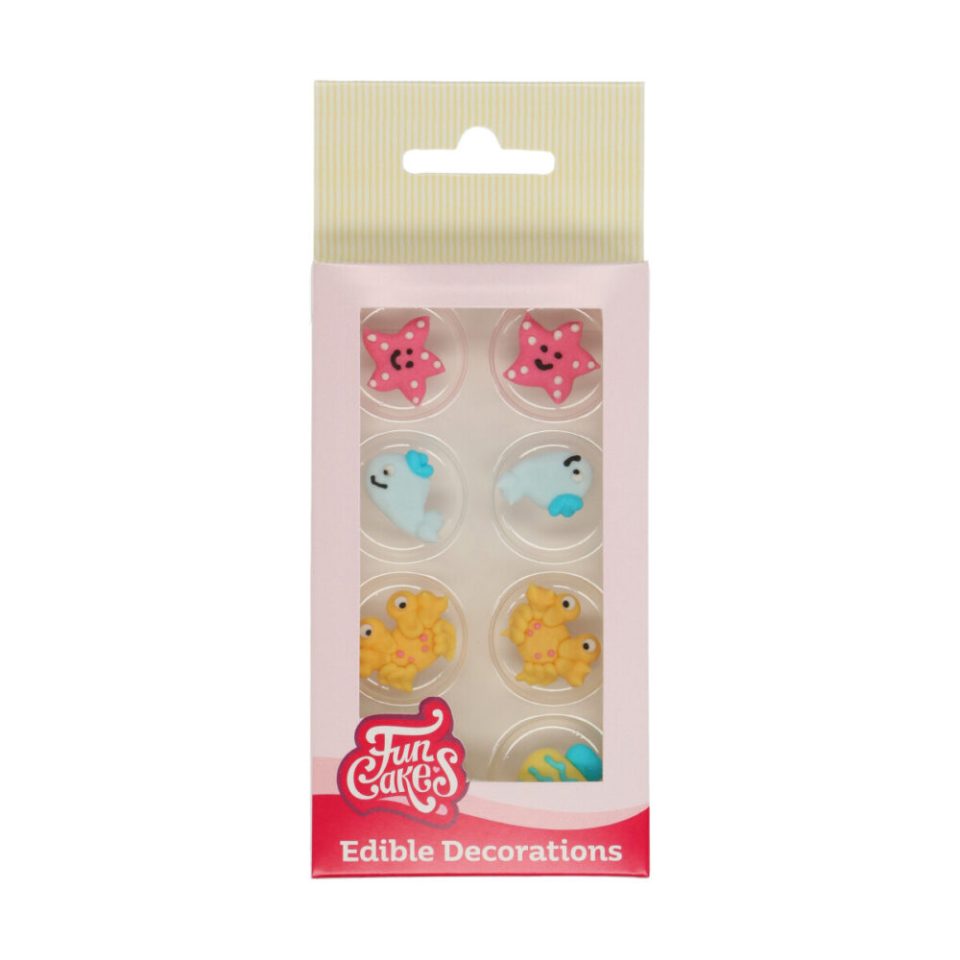 FunCakes suikerdecoraties Sea Life set van 8