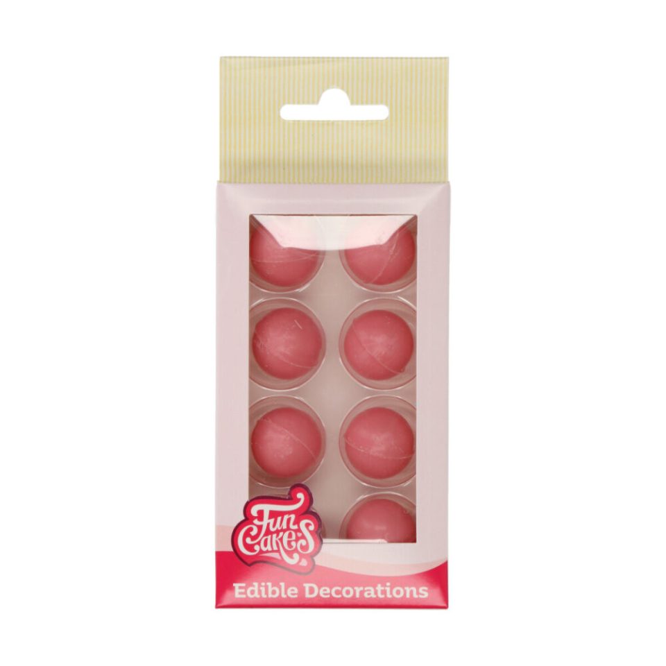 FunCakes Choco Balls Pink set van 8