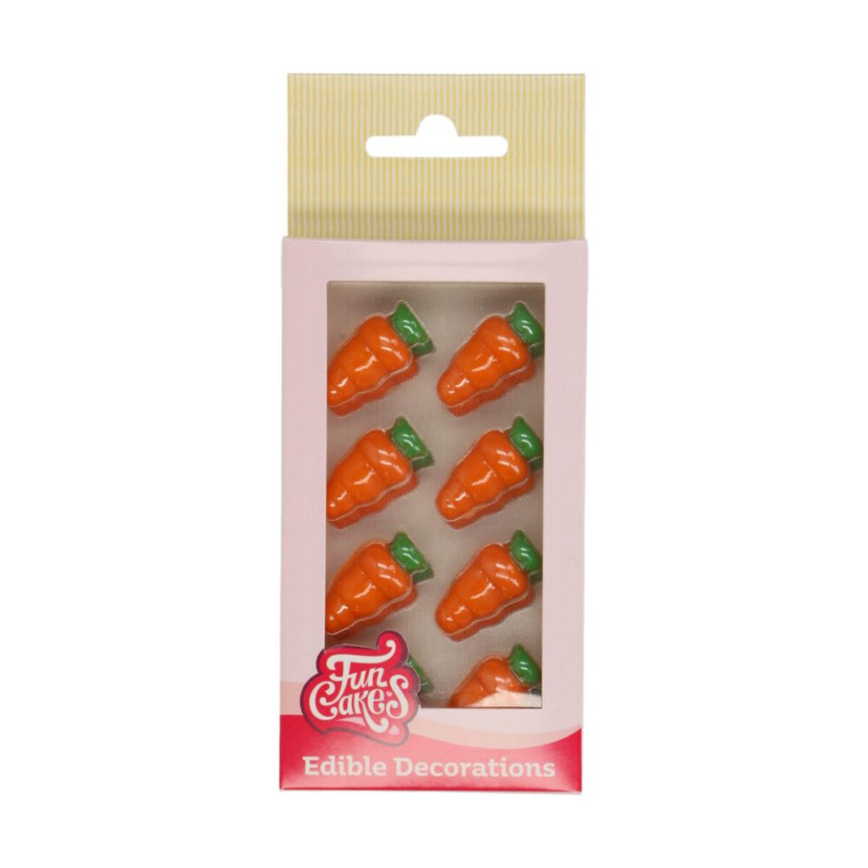 FunCakes Chocolate Decorations Carrot 24 stuks