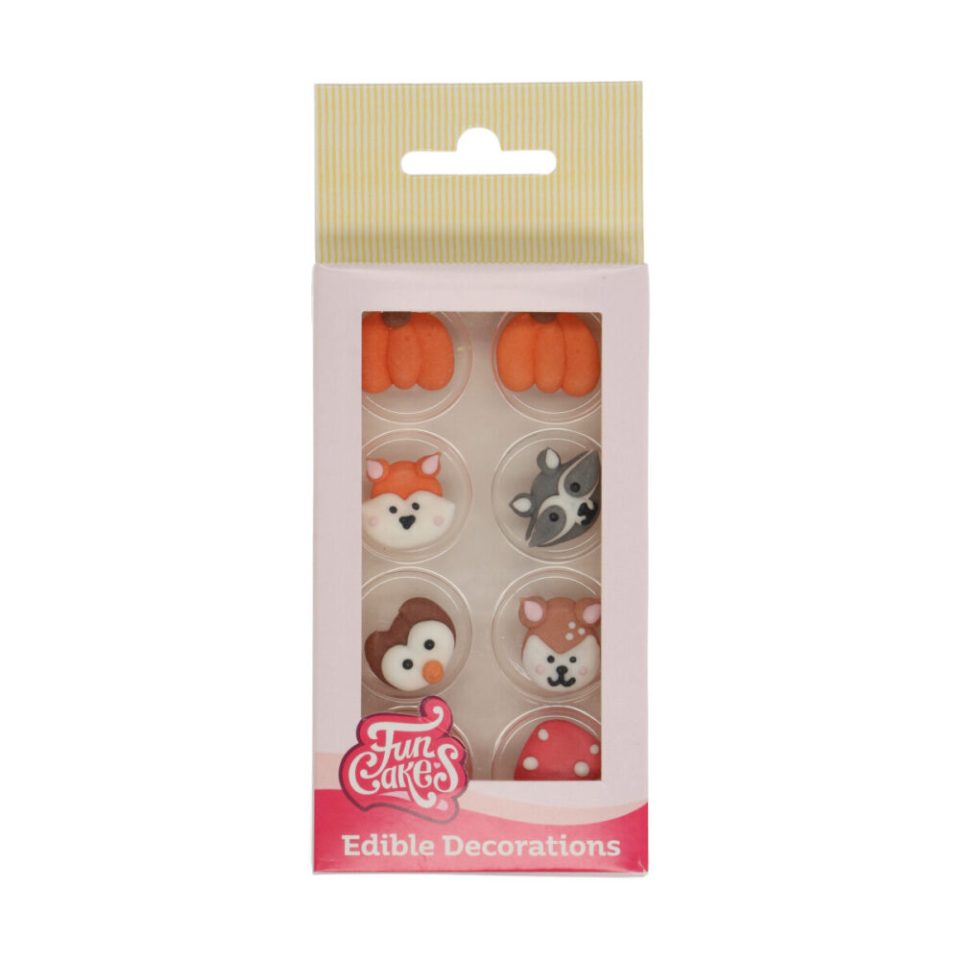 FunCakes suikerdecoraties Forest Animals set van 8