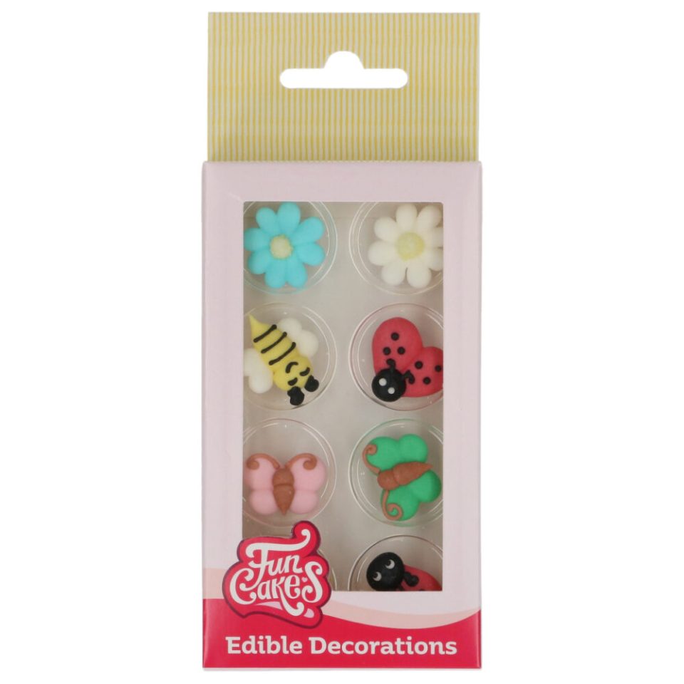 FunCakes suikerdecoraties Spring Garden set van 8