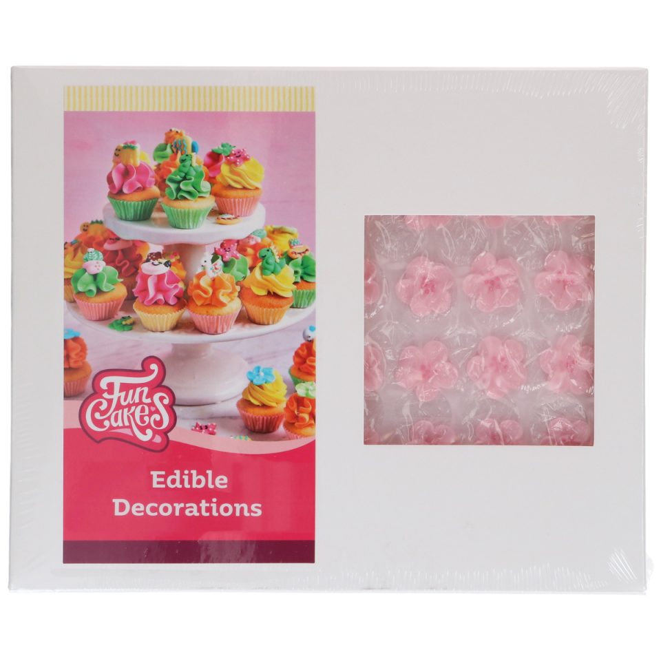 FunCakes suikerdecoraties Flower Mix Pink Bulk 288 stuks