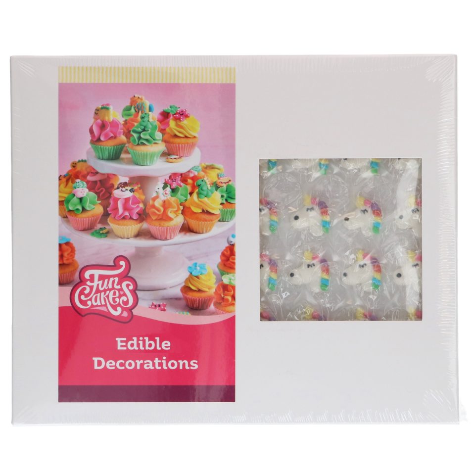 FunCakes suikerdecoraties Unicorn & Rainbow Bulk 288 stuks