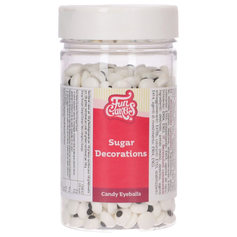 FunCakes suikerdecoraties Candy Eyeballs Bulk 200 g