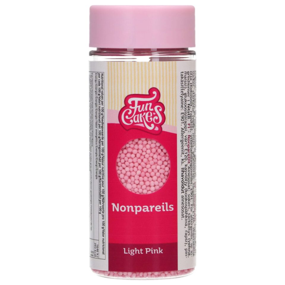 FunCakes Nonpareils Light Pink 80 g