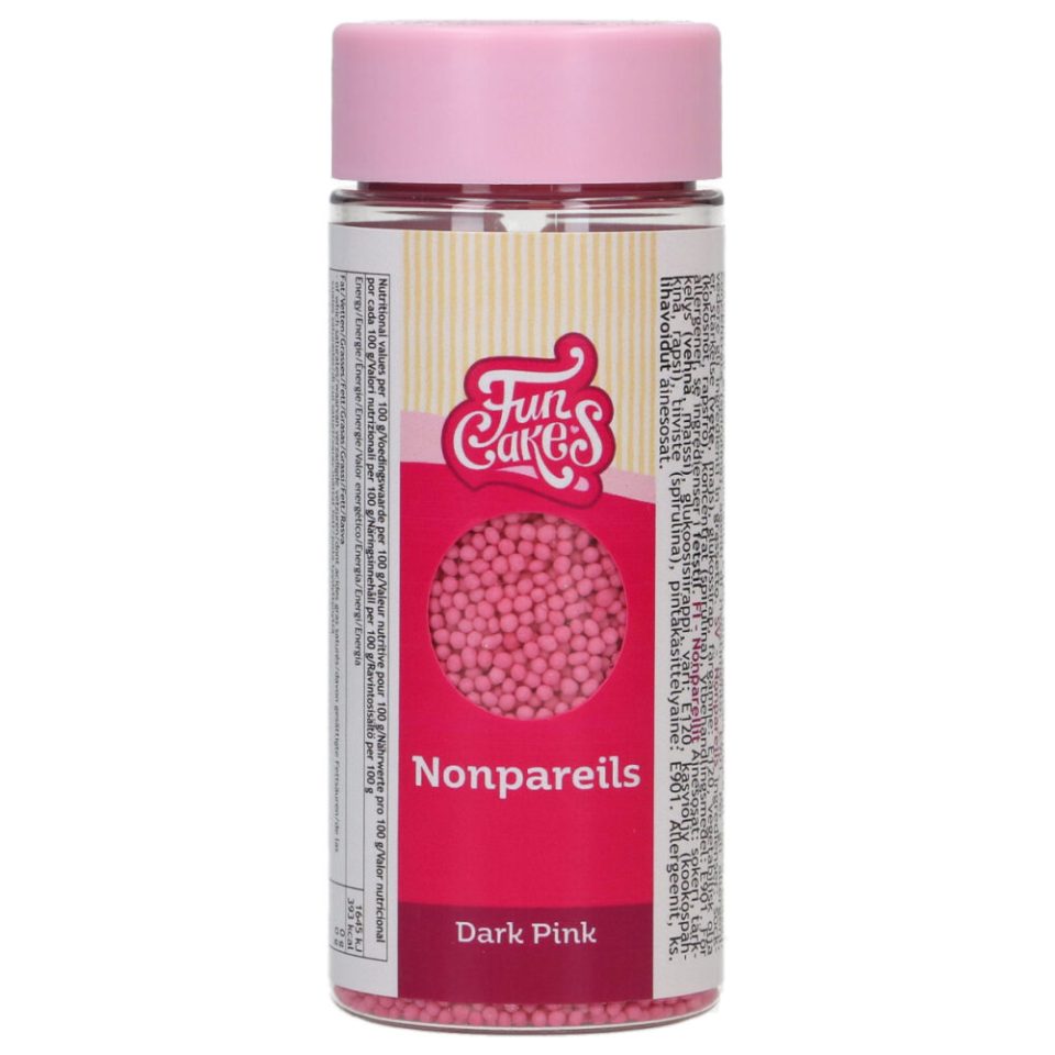 FunCakes Nonpareils Dark Pink 80 g