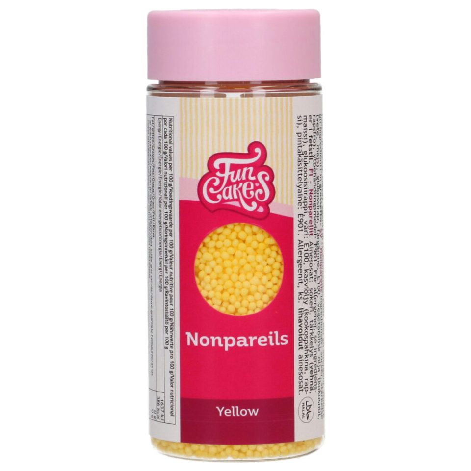 FunCakes Nonpareils Yellow 80 g