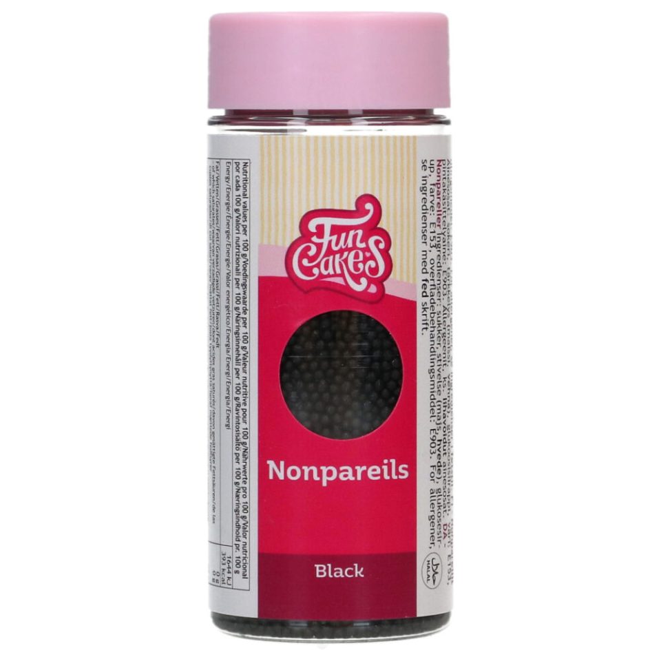 FunCakes Nonpareils Black 80 g