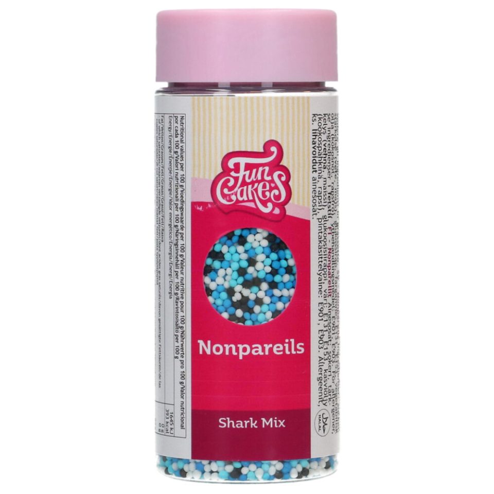 FunCakes Nonpareils Shark Mix 80 g