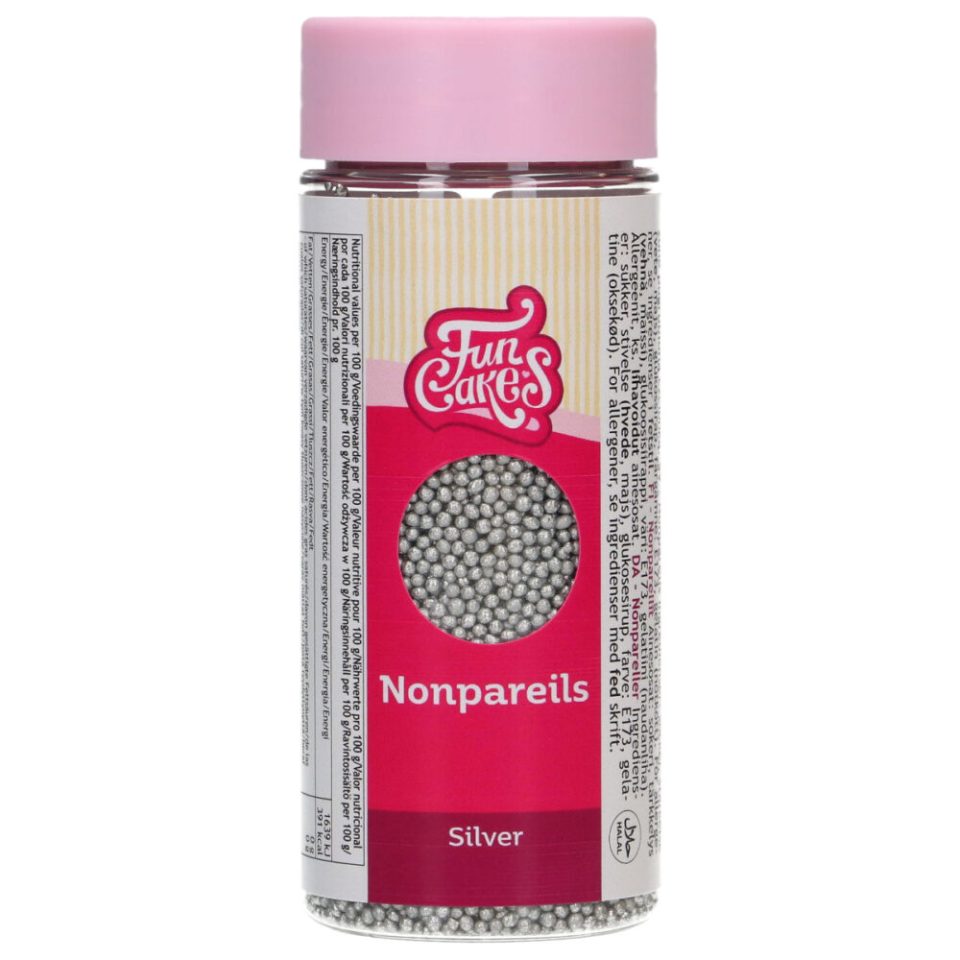 FunCakes Nonpareils Silver 80 g