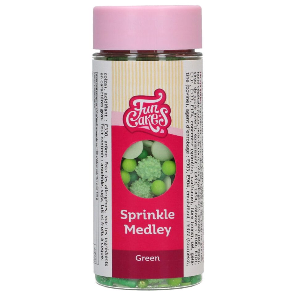 FunCakes Sprinkle Medley Green 65 g