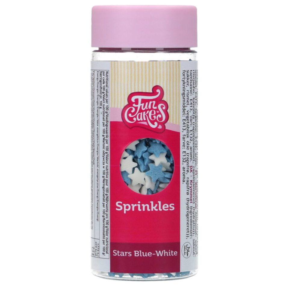 FunCakes Stars Blue/White 55 g
