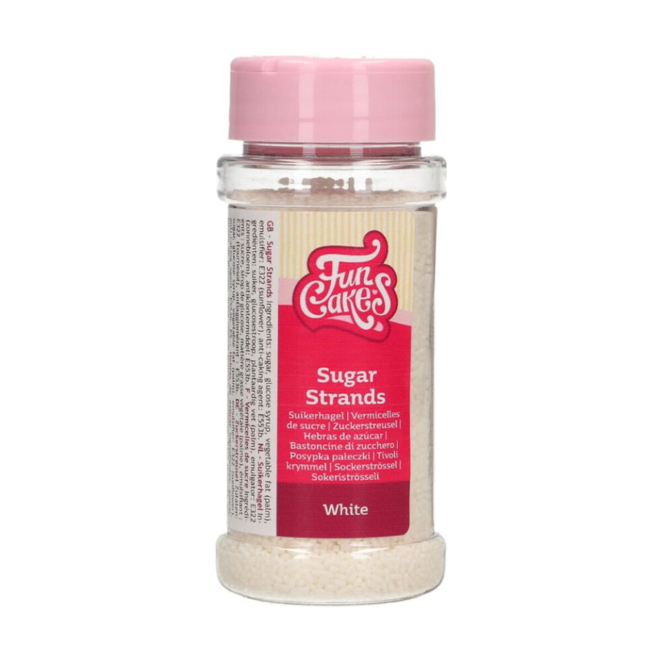 FunCakes Sugar Strands White 80 g