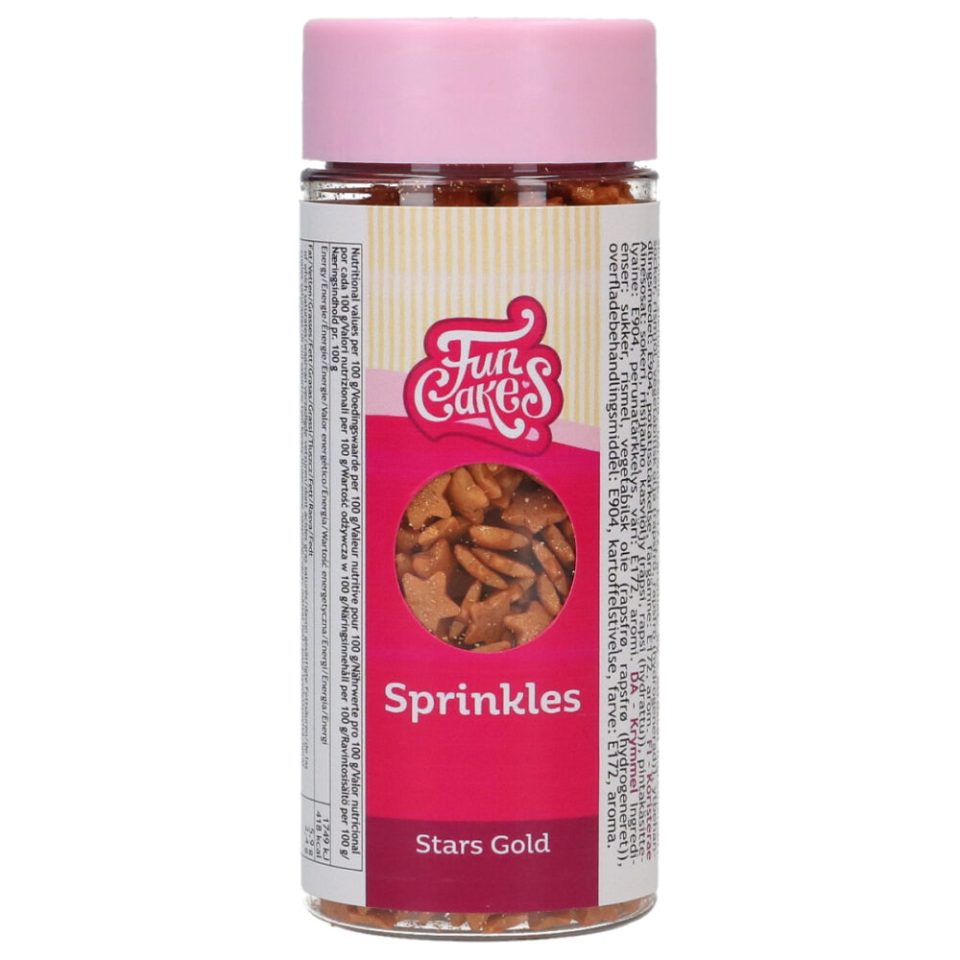 FunCakes Stars Gold 60 g