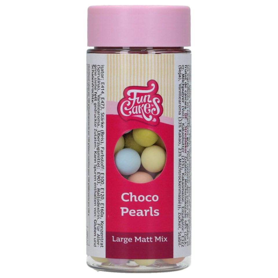 FunCakes Candy Choco Pearls Large Matt Mix 70 g