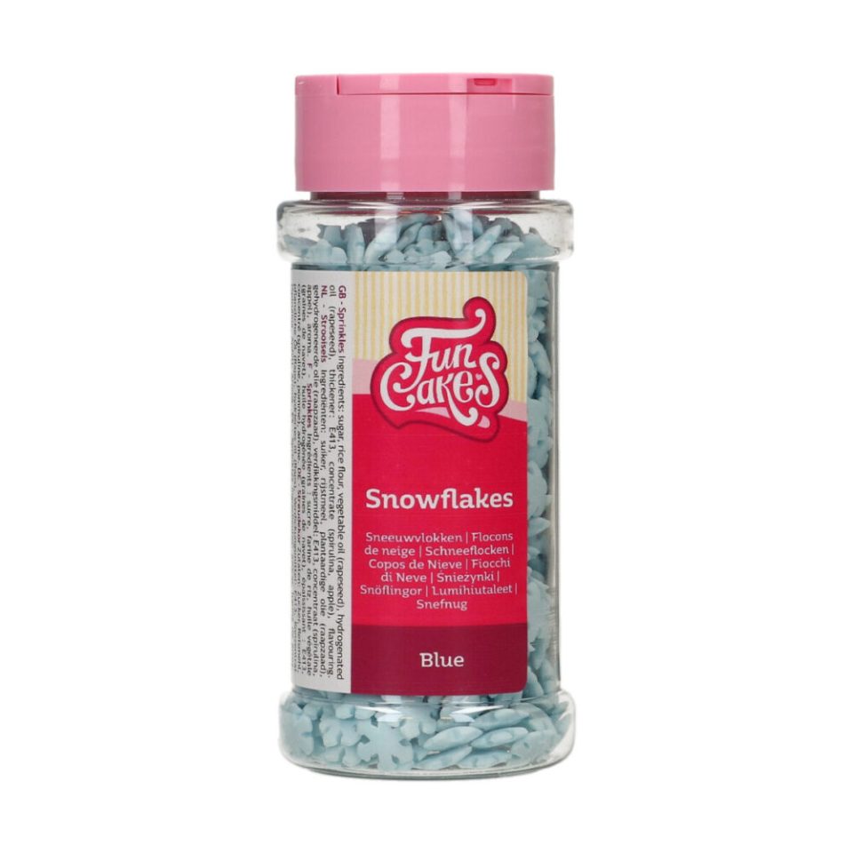 FunCakes Snowflakes Blue 50 g