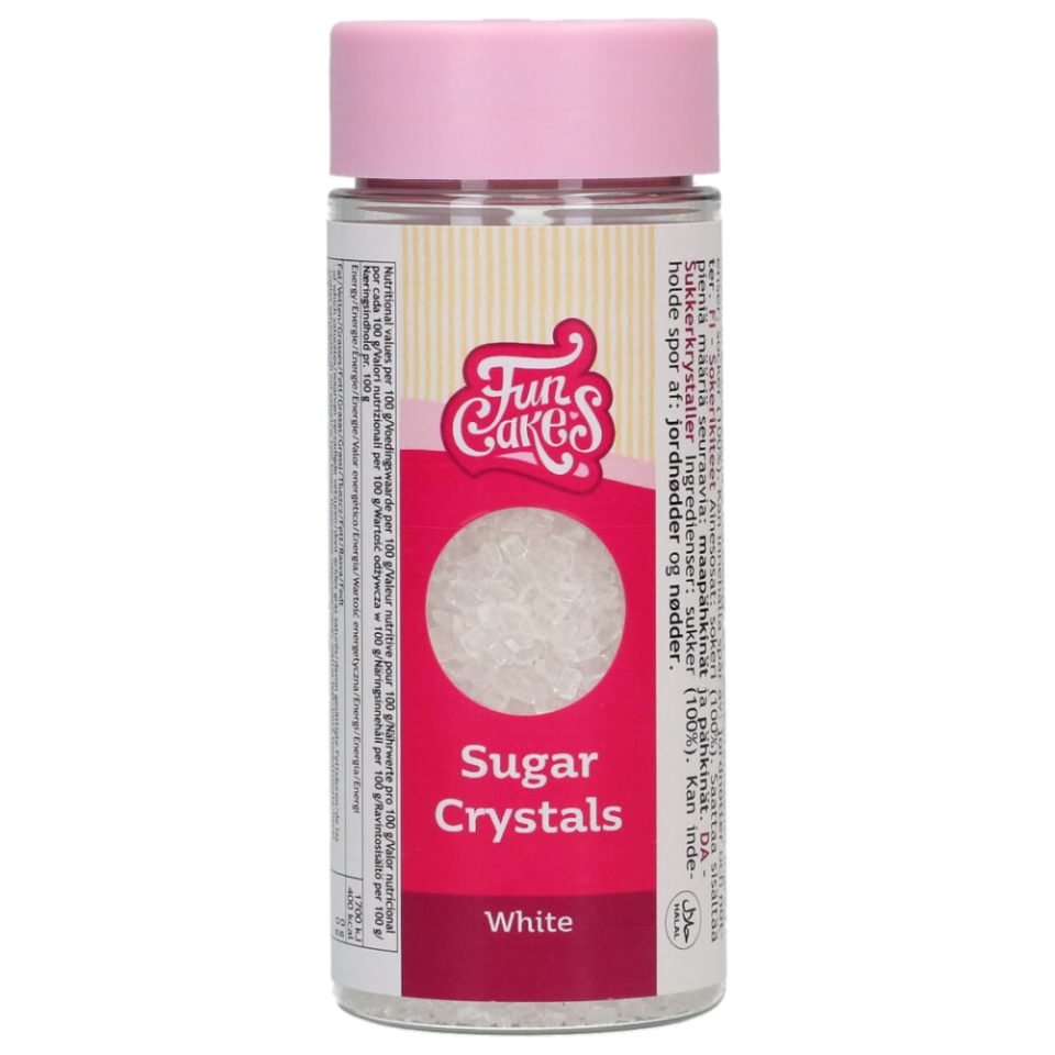 FunCakes Sugar Crystals White 80 g